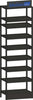 C-Teile Modulturm PRECITOOL, UNION C-Teile Modulturm 18 Böden gerade RAL 7016 UNION Beschriftungsschild