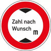 Verkehrsz.Verbot Höhe,ZnW,AL RA1i,Ø420mm